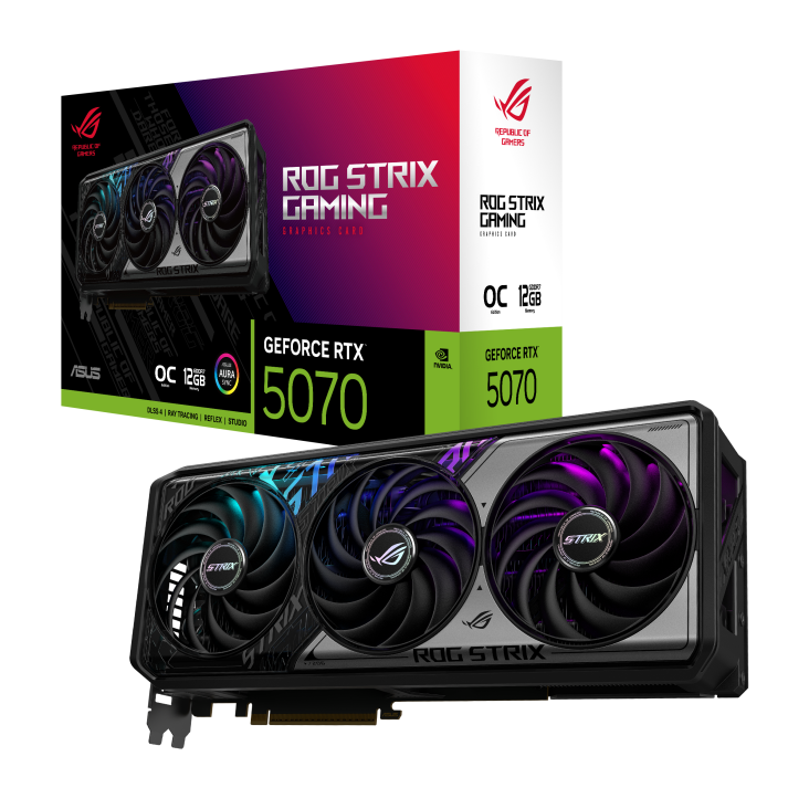 ASUS ROG Strix GeForce RTX 5070 OC Graphics Card | 12GB GDDR7